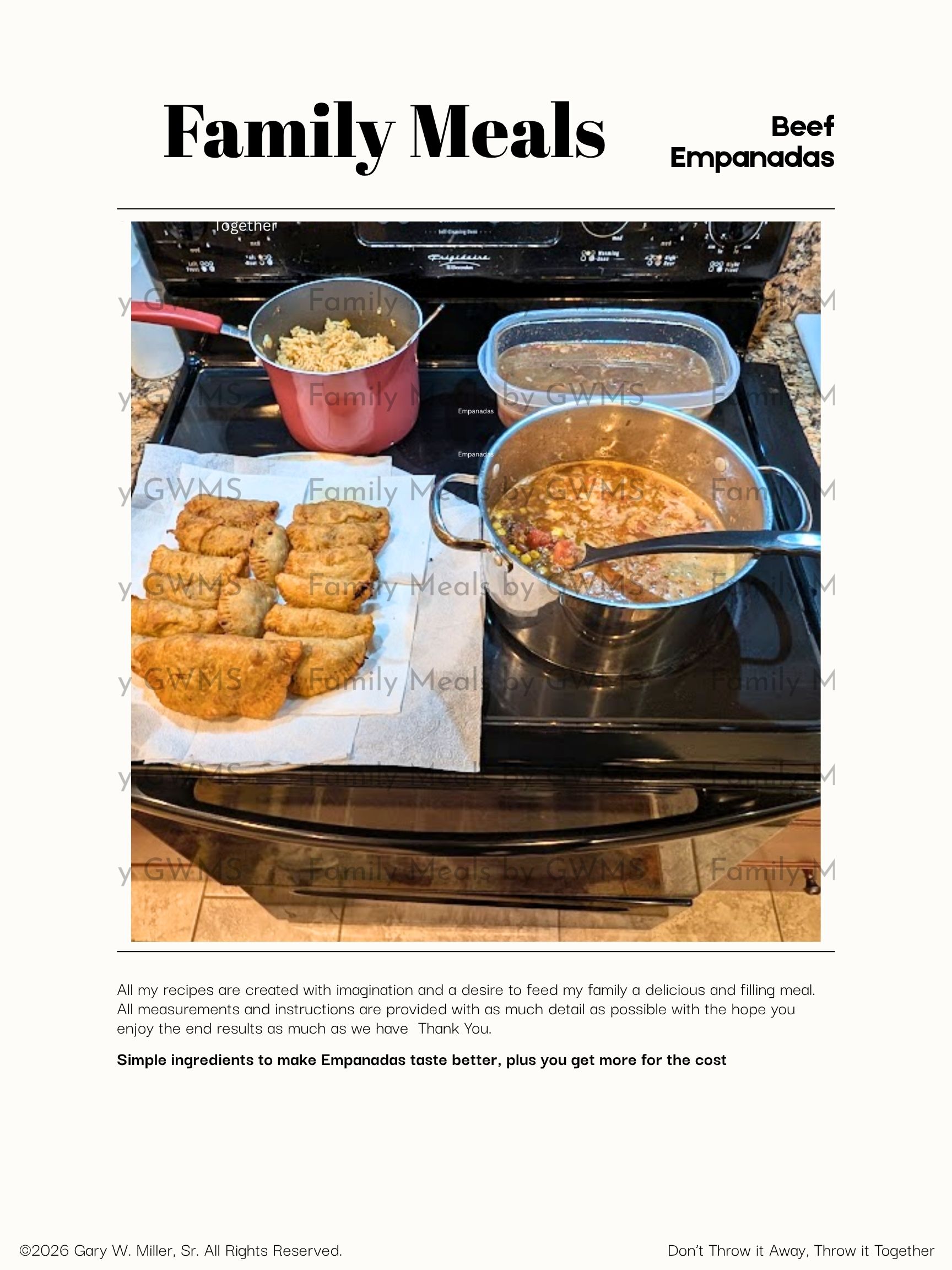 Beef Empanadas