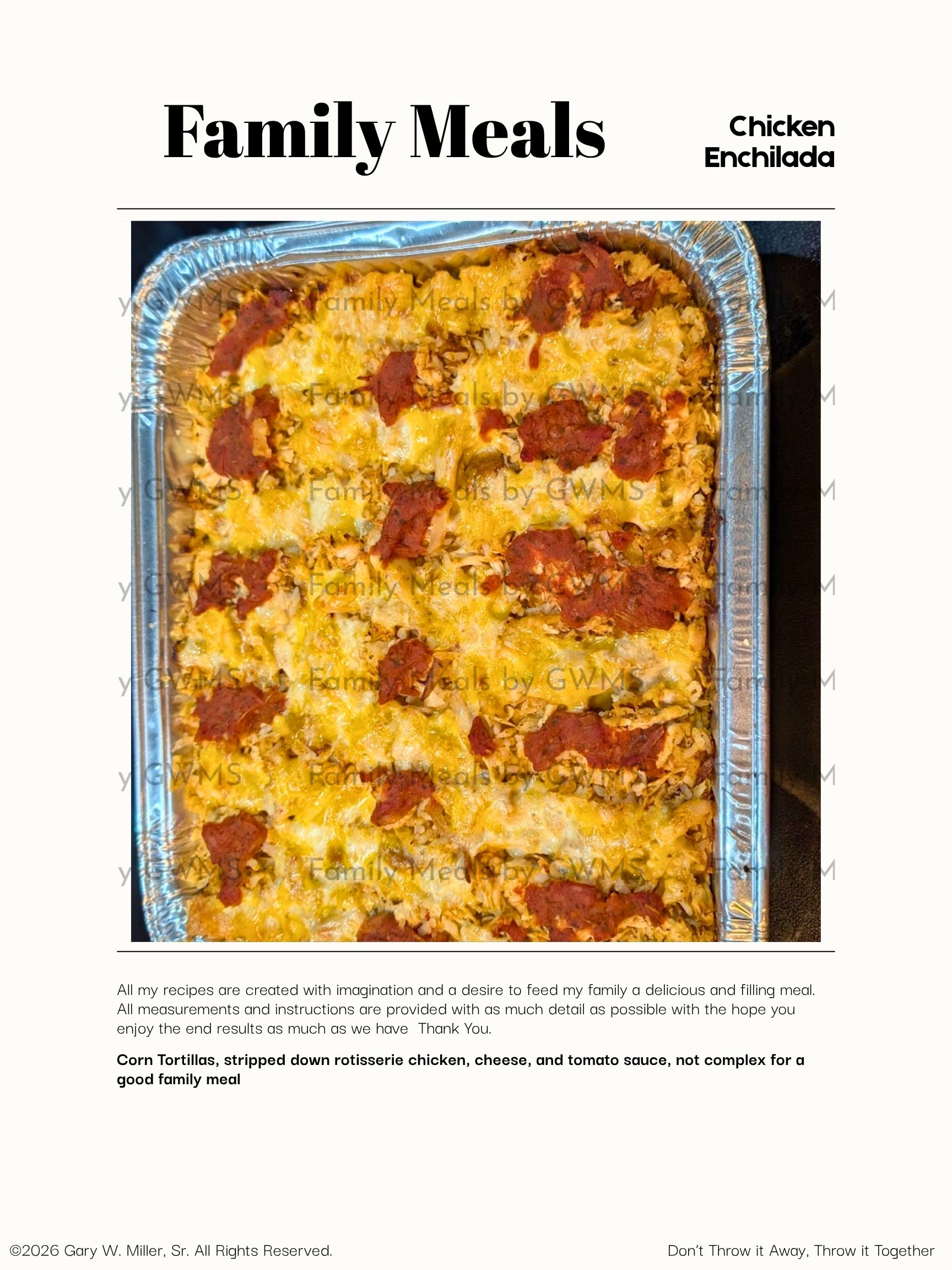 Chicken Enchilada