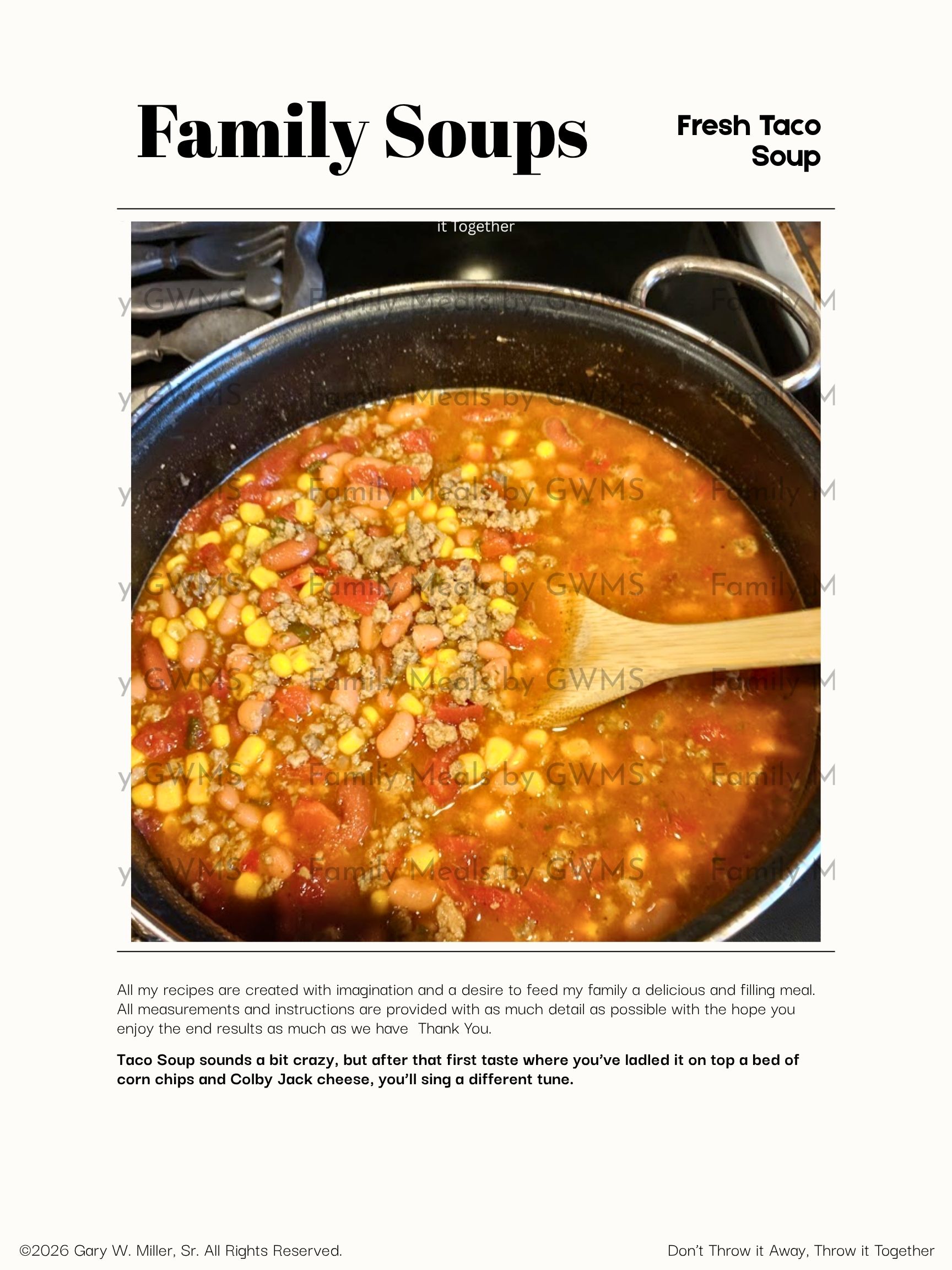 Fresh Taco Soup