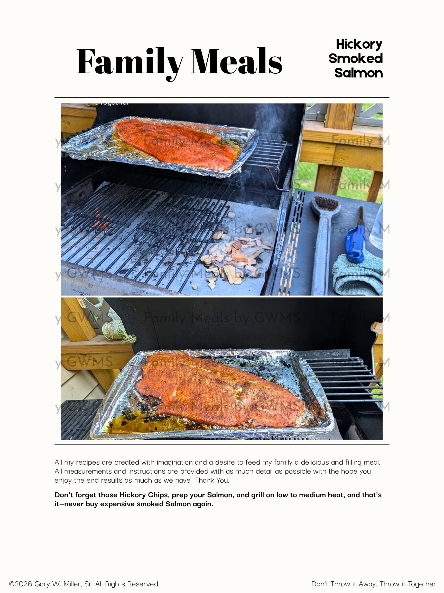 Hickory Smoked Salmon