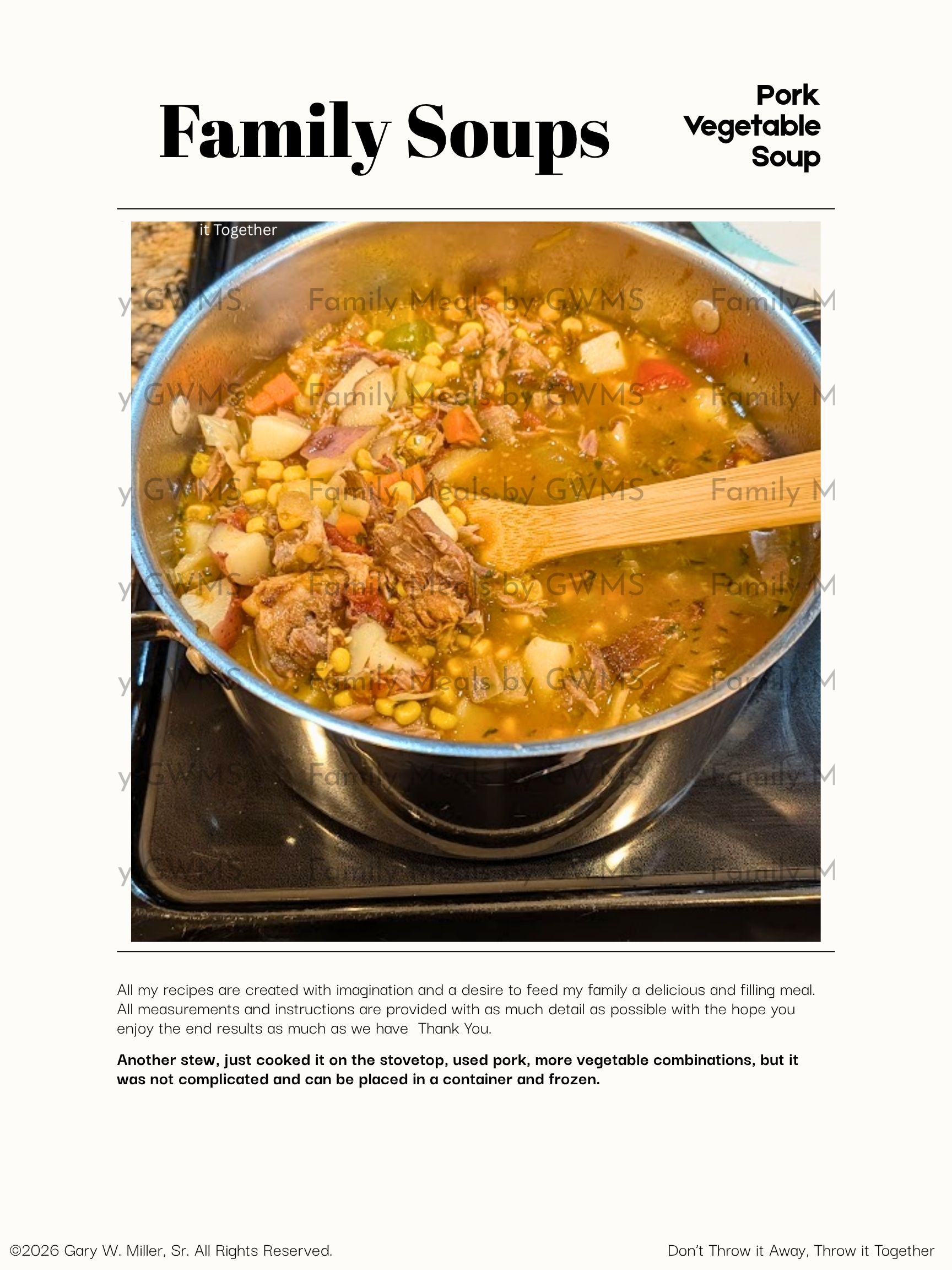 Vegetable Beef Soup